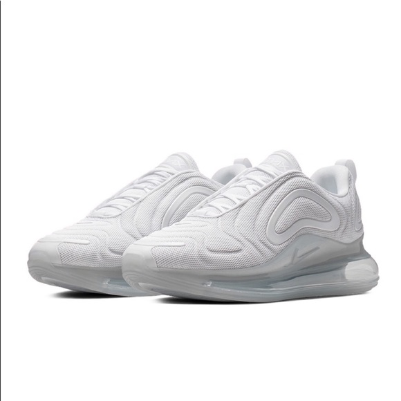 Nike Shoes - Womens Nike Air Max 720 white/white/metallic platinum size 8.5 like new